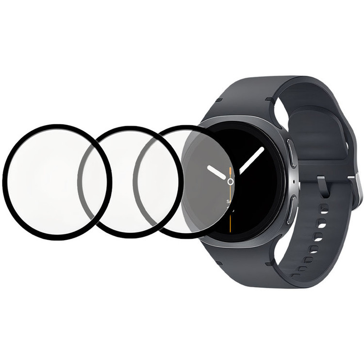 محافظ صفحه نمایش گوف مدل PMMA مناسب برای ساعت هوشمند سامسونگ Galaxy Watch 8 Classic 46mm بسته سه عددی