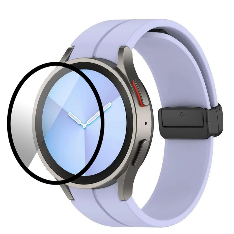 بند گوف مدل PMMA-Silimag مناسب برای ساعت هوشمند سامسونگ Galaxy Watch 7 44MM به همراه محافظ صفحه نمایش