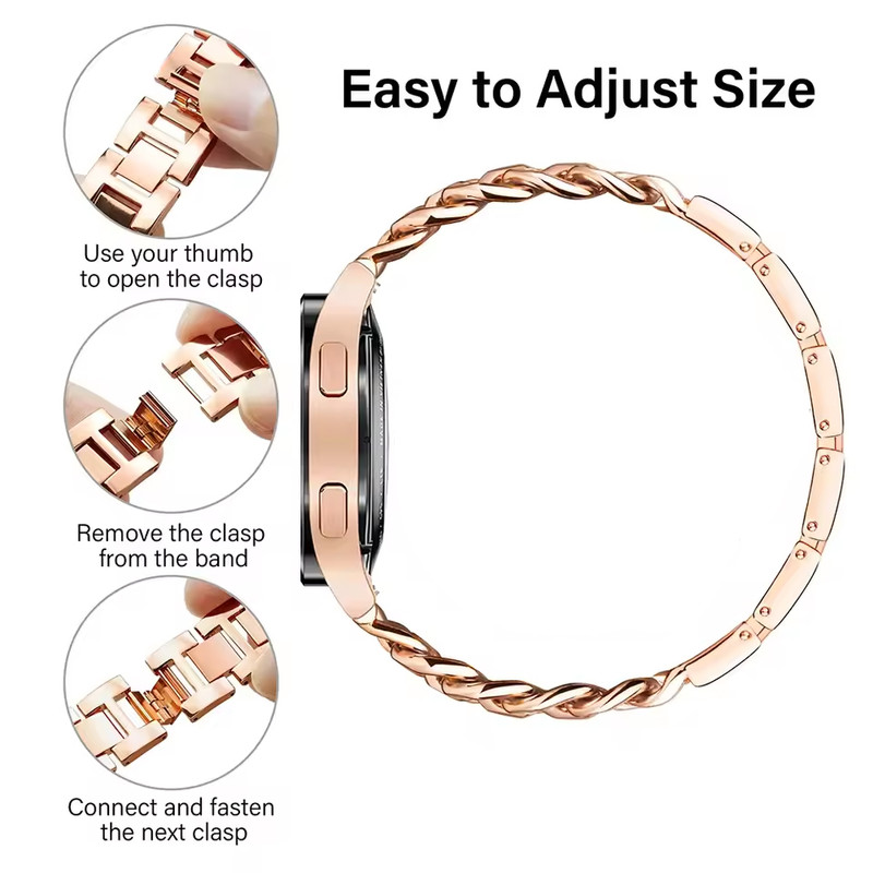 بند کینگدام مدل Cartier Dual مناسب برای ساعت هوشمند 20 میلی متری سامسونگ Galaxy Watch 4 40mm / Watch 44mm / Watch classic 42mm / Watch classic 46mm