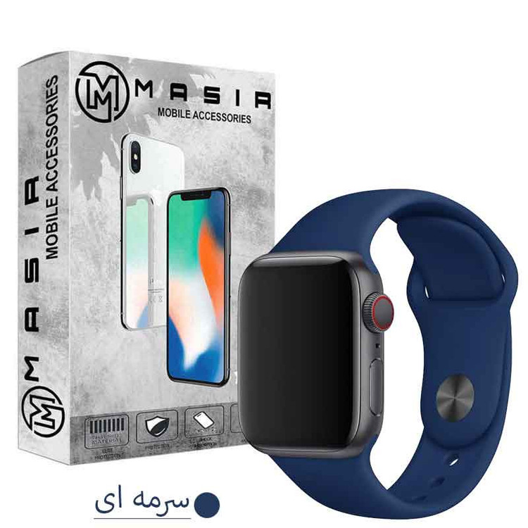 بند مسیر مدل SiLiC-M1 مناسب برای اپل واچ سری 1/2/3/4/5/6/7/8/SE سایز 38/40/41 میلی متری