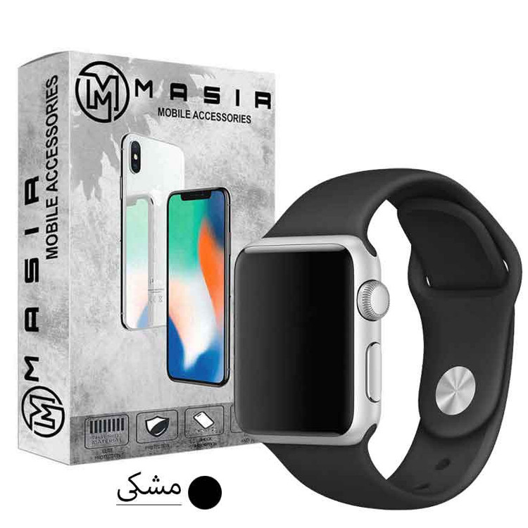 بند مسیر مدل SiLiC-M1 مناسب برای اپل واچ سری 1/2/3/4/5/6/7/8/SE سایز 38/40/41 میلی متری