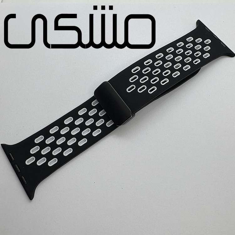 بند گوف مدل Breathable Silicone Magnetic مناسب برای اپل واچ سری 10 سایز 46mm