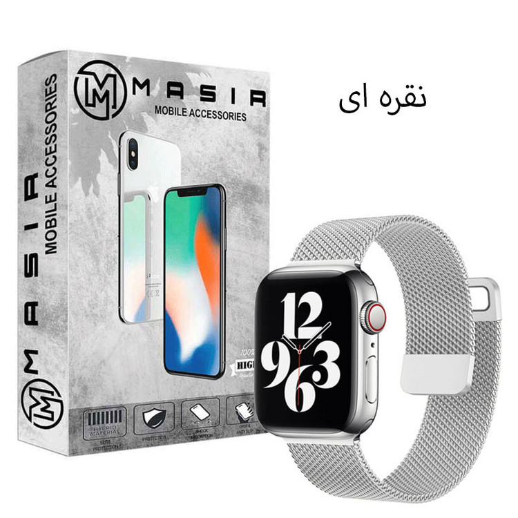 بند مسیر مدل میلانس مناسب برای اپل واچ 42 / 44 میلی متری