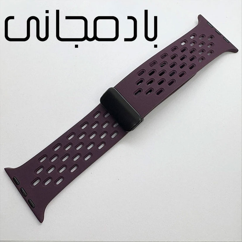 بند گوف مدل Breathable Siliconi Magnetic مناسب برای اپل واچ سری SE 3 سایز 44mm