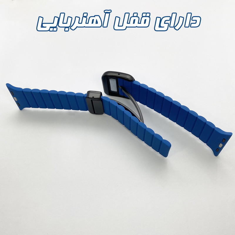 بند گوف مدل Squar-B مناسب برای اپل واچ سری 10 سایز 46 میلی متری