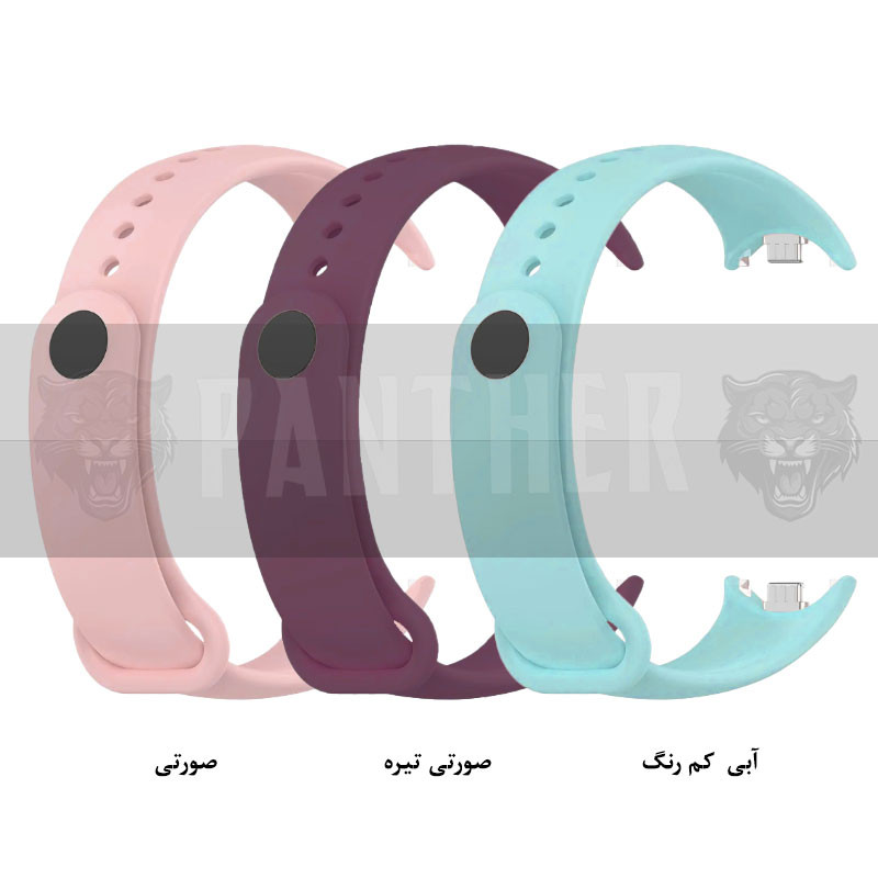 بند پنتر مدل Silicon مناسب برای ساعت هوشمند شیائومی Mi Band 8