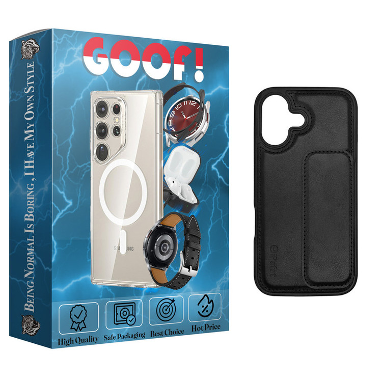 کاور گوف مدل Luxury Leather Magnetic مناسب برای گوشی موبایل اپل iPhone 16
