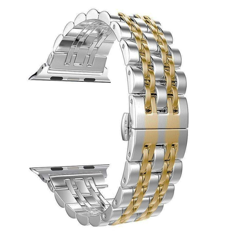 بند گوف مدل 7Bead 2C Silix مناسب برای اپل واچ سری 10 سایز 46 میلی متری