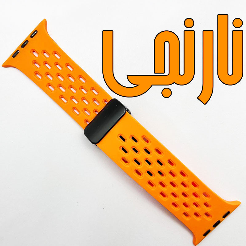 بند گوف مدل Breathable Siliconi Magnetic مناسب برای اپل واچ سری SE 3 سایز 44mm