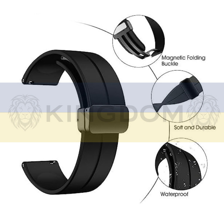 بند کینگدام مدل Silicon Magnetic مناسب برای ساعت هوشمند کیو سی وای GTC