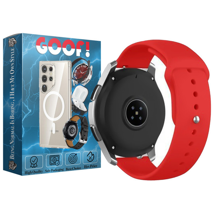 بند گوف مدل Silicon Belt Strap مناسب برای ساعت هوشمند شیائومی S1 / S1 Active
