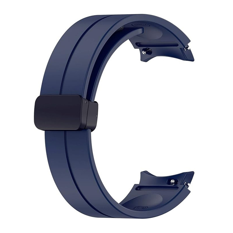 بند گوف مدل Clear Silicone Magnet مناسب برای ساعت هوشمند سامسونگ Galaxy Watch 7 40mm به همراه کاور
