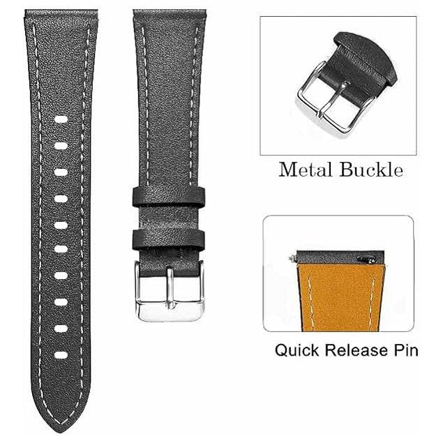 بند گوف مدل Leather Classic مناسب برای ساعت هوشمند آمازفیت GTR 3 / GTR 3 Pro / GTR 2e / GTR 4