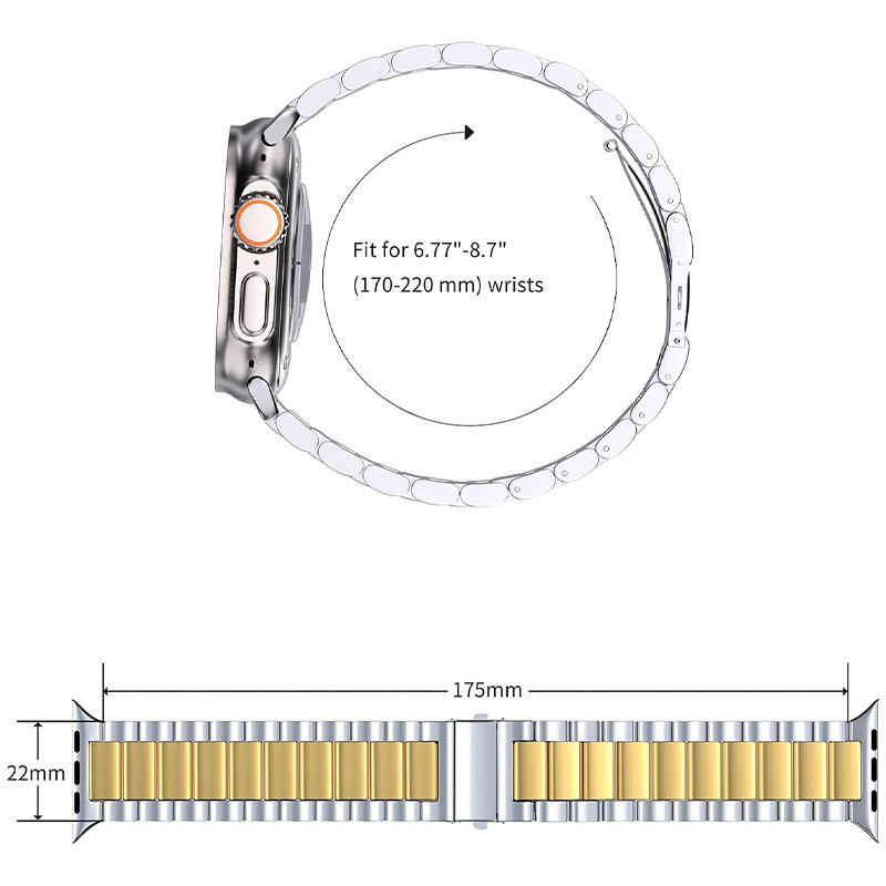 بند مسیر مدل 3Bead 2CM-22 مناسب برای ساعت هوشمند ال جی G Watch W100 46.5mm