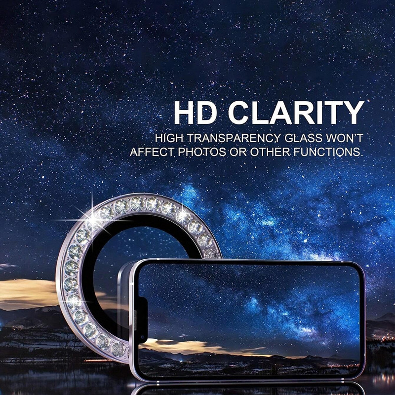 محافظ لنز دوربین گوف مدل Diamond Ring مناسب برای گوشی موبایل اپل iPhone 13 / 13 Mini