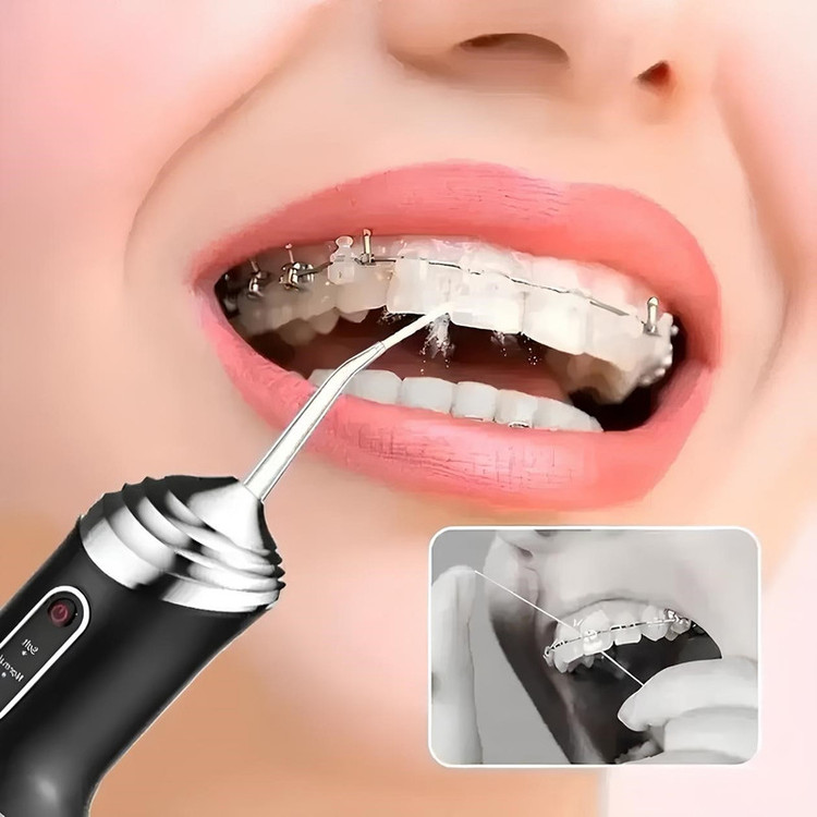 دستگاه شستوشوی دهان و دندان شارژی مدل Portable12 به همراه 4 سری
