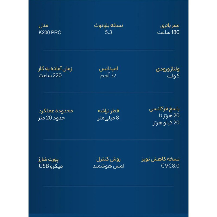 هدفون بلوتوثی لونکس مدل K200 Pro