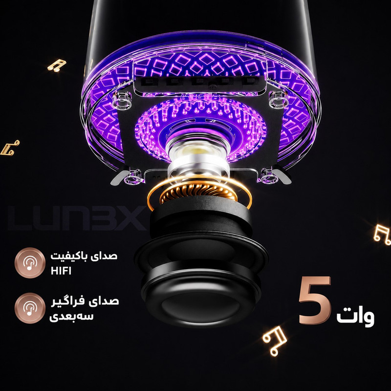 اسپیکر بلوتوثی قابل حمل لونکس مدل 400