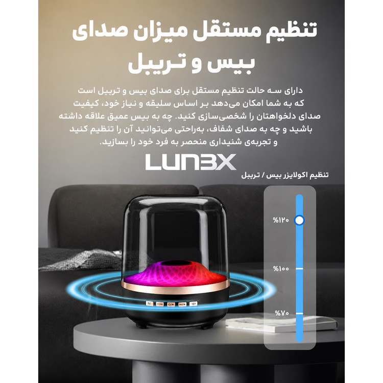 اسپیکر بلوتوثی قابل حمل لونکس مدل 400
