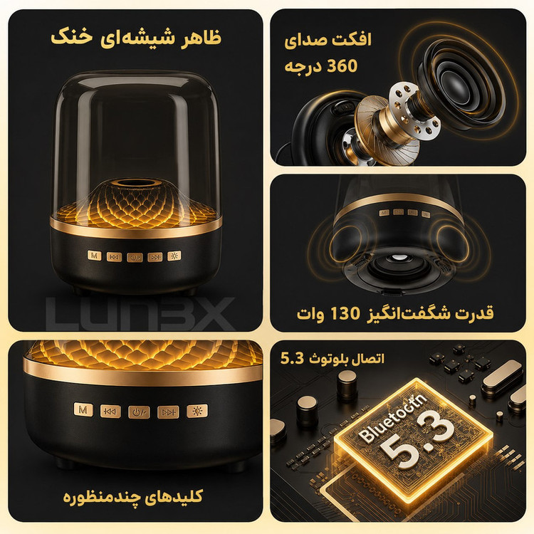 اسپیکر بلوتوثی قابل حمل لونکس مدل 400