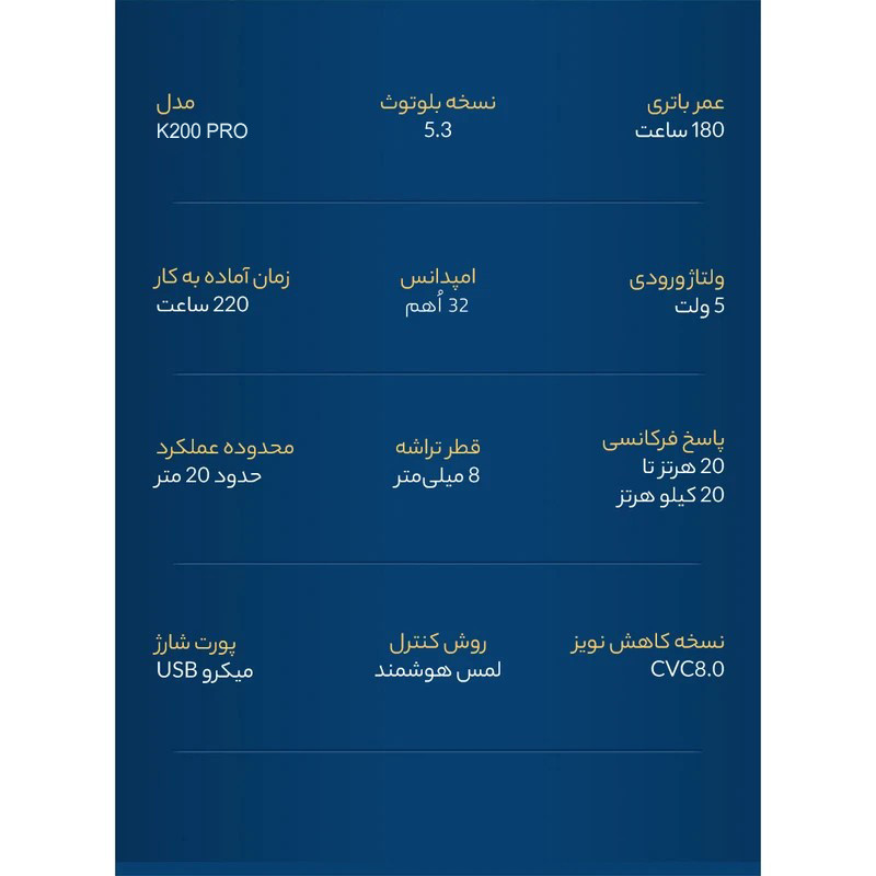 هدفون بلوتوثی لونکس مدل K200PRO