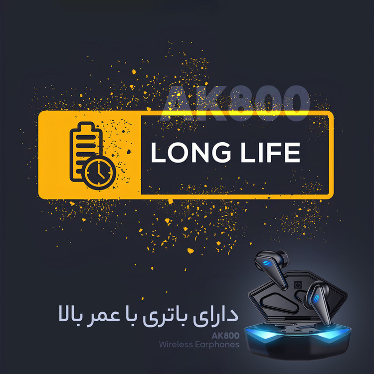 هدفون بلوتوثی مدل AK800