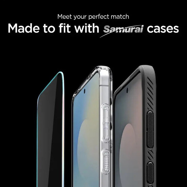 محافظ صفحه نمایش سامورایی مدل Invisiglass مناسب برای گوشی موبایل سامسونگ Galaxy S25 FE