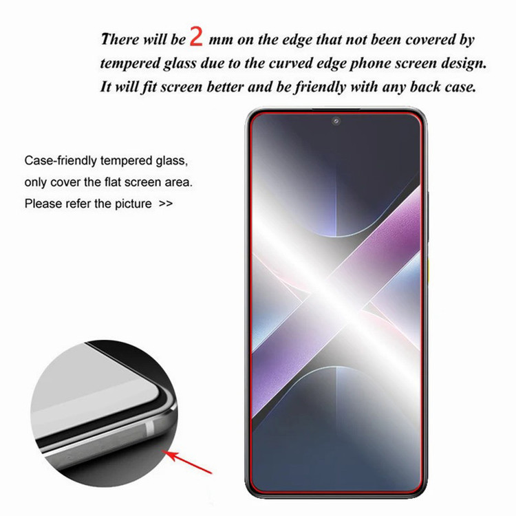 محافظ صفحه نمایش سامورایی مدل ovglass مناسب برای گوشی موبایل شیائومی Poco X7 Pro