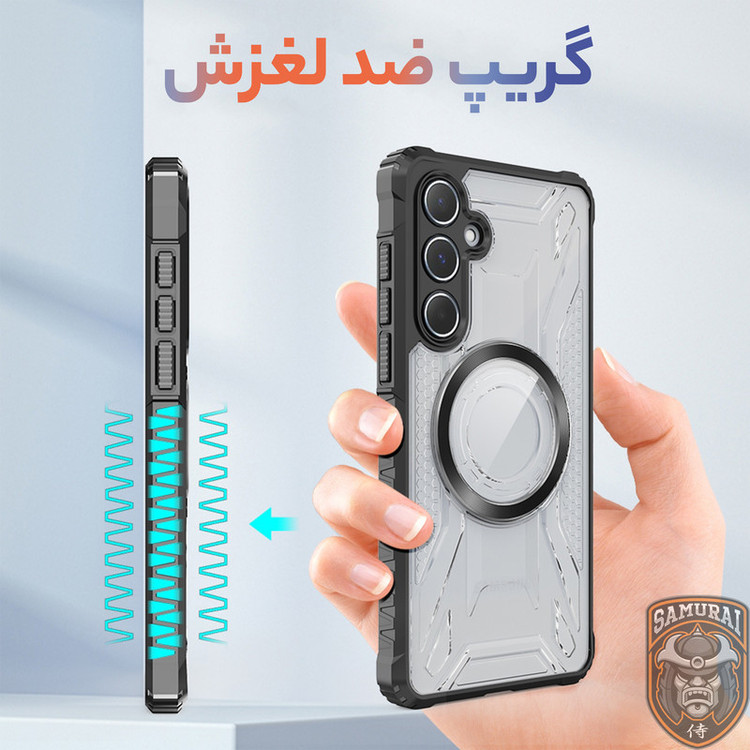 کاور سامورایی مدل Shocksafe مناسب برای گوشی موبایل سامسونگ Galaxy A55 / Galaxy A55 5G
