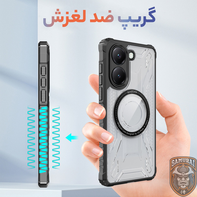کاور سامورایی مدل Shocksafe مناسب برای گوشی موبایل شیائومی Poco X7 Pro