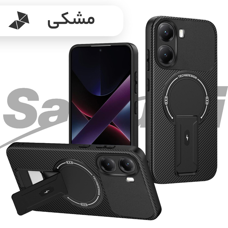 کاور سامورایی مدل Carbon Stand مناسب برای گوشی موبایل شیائومی Poco X7 Pro / Redmi Turbo 4