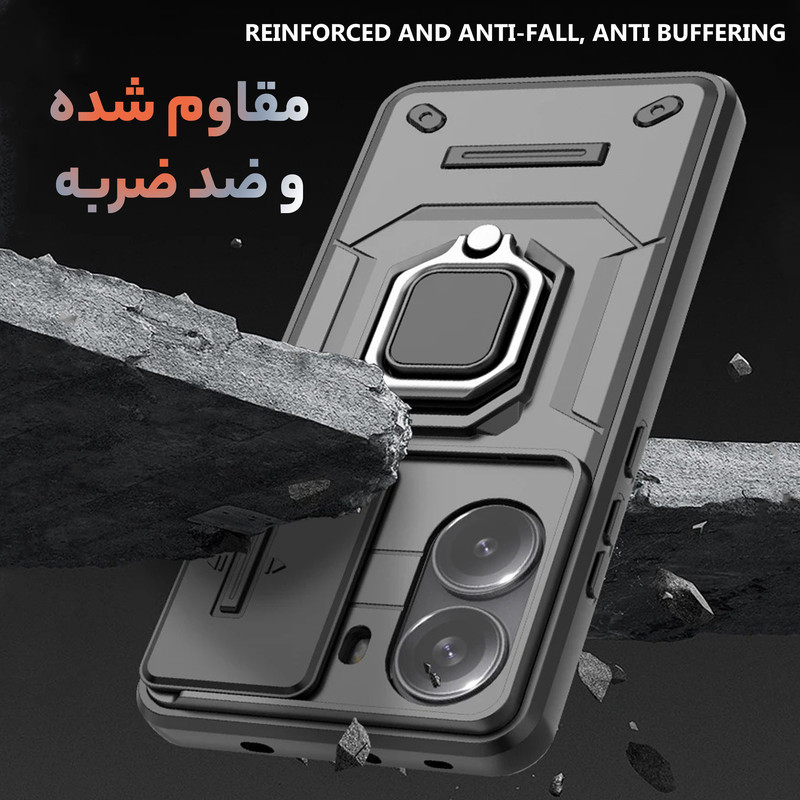 کاور سامورایی مدل Shockproof مناسب برای گوشی موبایل شیائومی Poco X7 Pro