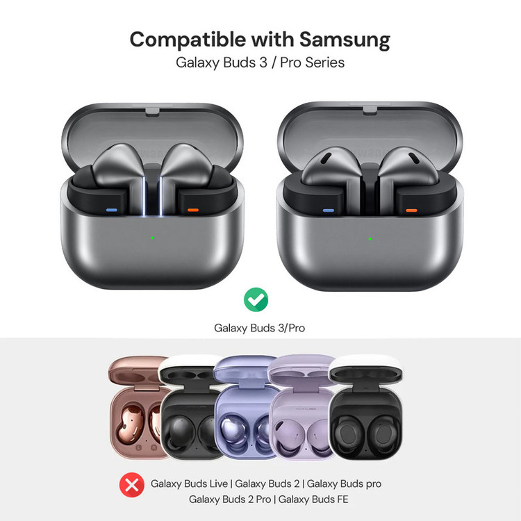 کاور سامورایی مدل Quad-37 مناسب برای کیس هدفون سامسونگ Galaxy Buds 3 Pro / Buds 3 / Buds 3 FE