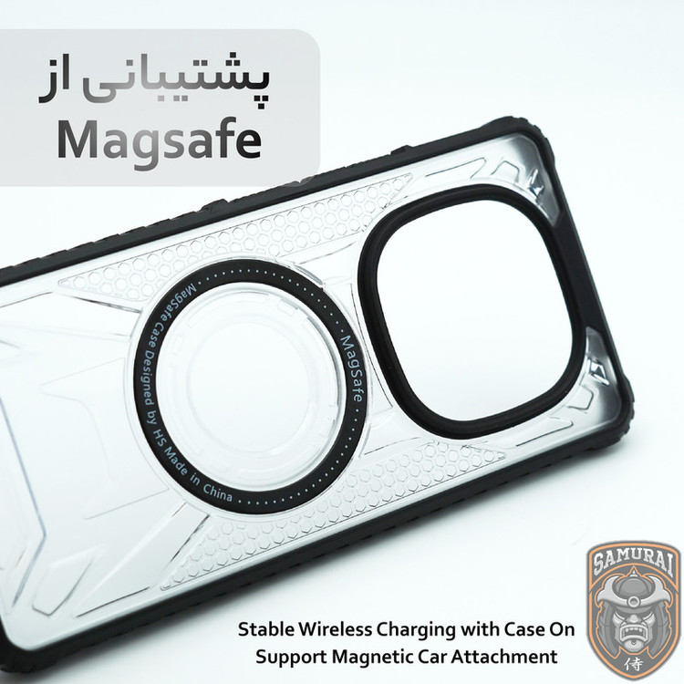 کاور سامورایی مدل Shocksafe مناسب برای گوشی موبایل شیائومی Redmi Note 14 Pro 4G / Note 14 Pro 5G / Note 14 Pro Plus