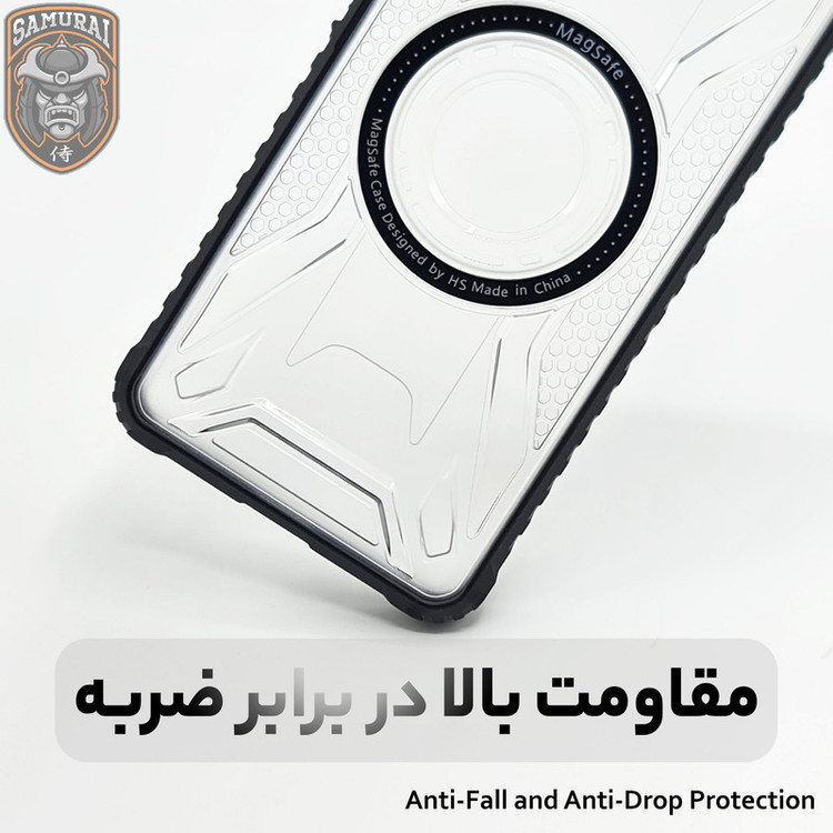 کاور سامورایی مدل Shocksafe مناسب برای گوشی موبایل شیائومی Redmi Note 14 Pro 4G / Note 14 Pro 5G / Note 14 Pro Plus