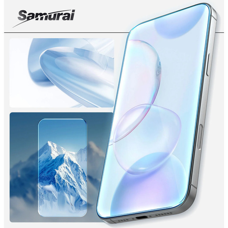 محافظ صفحه نمایش سامورایی مدل Invisiglass مناسب برای گوشی موبایل اپل iPhone 17 Pro Max
