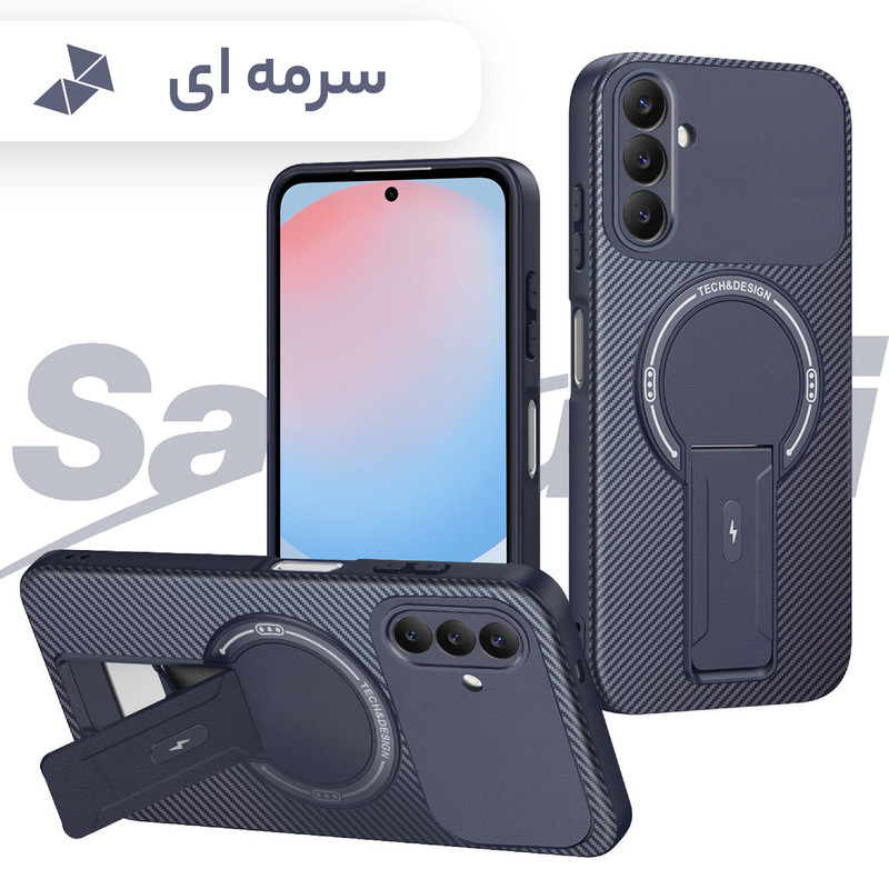 کاور سامورایی مدل Carbon Stand مناسب برای گوشی موبایل سامسونگ Galaxy S24 FE