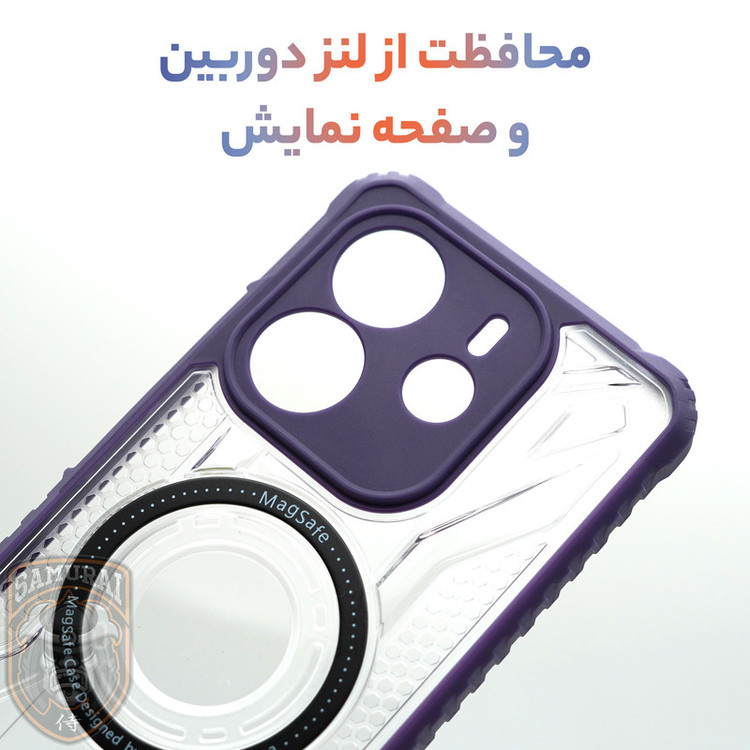 کاور سامورایی مدل Shocksafe مناسب برای گوشی موبایل شیائومی Redmi Note 14 4G