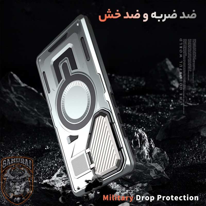 کاور سامورایی مدل Predator مناسب برای گوشی موبایل سامسونگ Galaxy A55 / Galaxy A55 5G