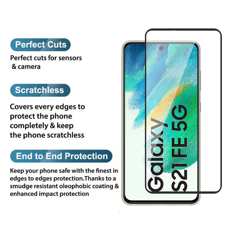 محافظ صفحه نمایش سامورایی مدل ovglass مناسب برای گوشی موبایل سامسونگ Galaxy S21 FE