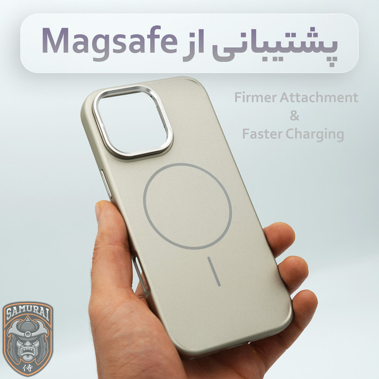 کاور سامورایی مدل Bracket Lens مناسب برای گوشی موبایل اپل iPhone 16 Pro