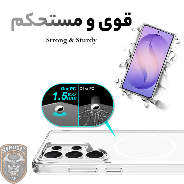 کاور سامورایی مدل Apex مناسب برای گوشی موبایل سامسونگ Galaxy S26 Ultra