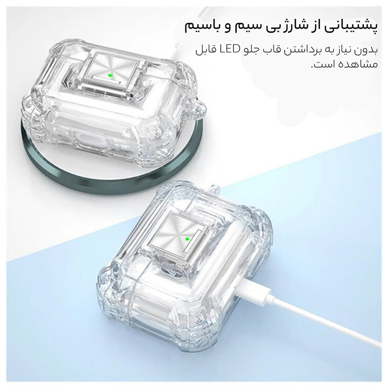کاور سامورایی مدل Quad-13 مناسب برای کیس اپل ایرپاد Airpods Pro / Airpods Pro 2