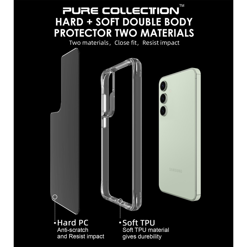 کاور سامورایی مدل PURE مناسب برای گوشی موبایل سامسونگ Galaxy S24 FE