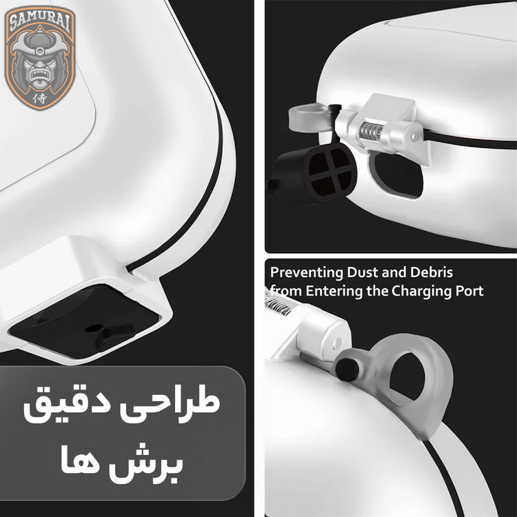 کاور سامورایی مدل Quad-38 مناسب برای کیس هدفون سامسونگ Galaxy Buds Live / Buds Pro / Buds 2 / Buds 2 Pro / Buds FE / Buds Core