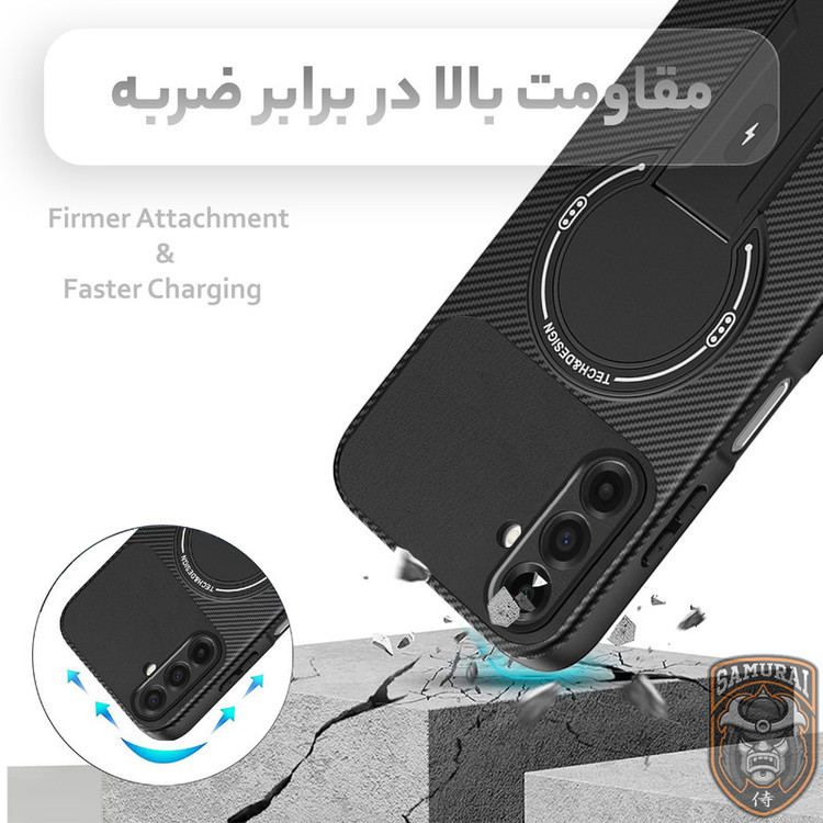 کاور سامورایی مدل Carbon Stand مناسب برای گوشی موبایل سامسونگ Galaxy A17 / A26