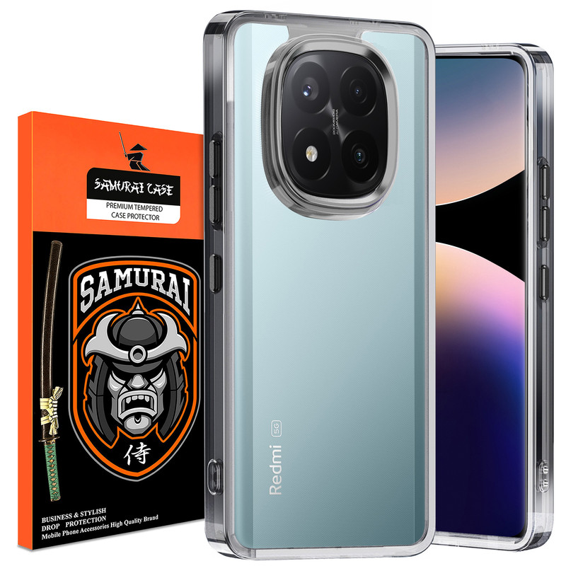 کاور سامورایی مدل Crystal Shield مناسب برای گوشی موبایل شیائومی Redmi Note 14 Pro Plus
