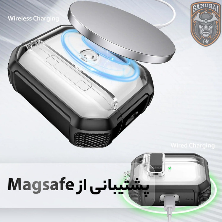 کاور سامورایی مدل Quad-39 مناسب برای کیس اپل Airpods 4