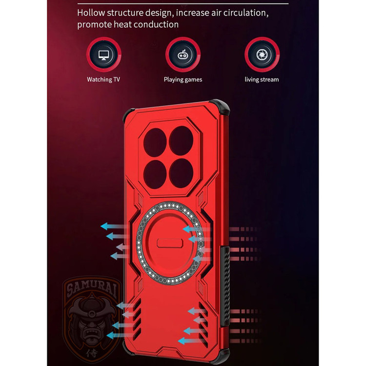 کاور سامورایی مدل Hunter مناسب برای گوشی موبایل شیائومی Redmi Note 14 Pro Plus