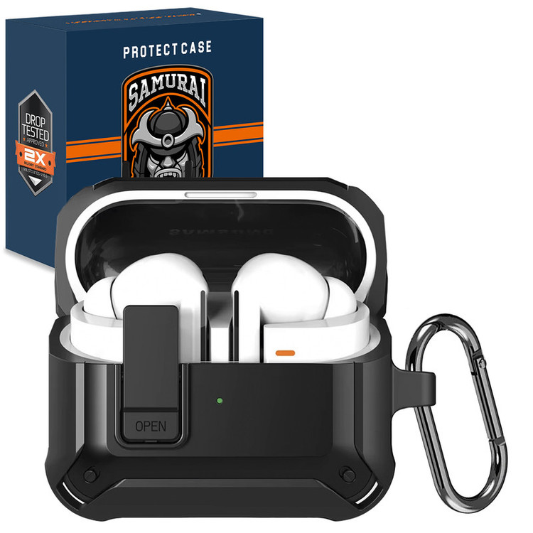 کاور سامورایی مدل Quad-19 مناسب برای کیس هدفون سامسونگ Galaxy Buds 3 Pro / Galaxy Buds 3